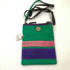 Vaan & Co Small Cross Body Bag 9x7 inches Adjustable Removable Strap